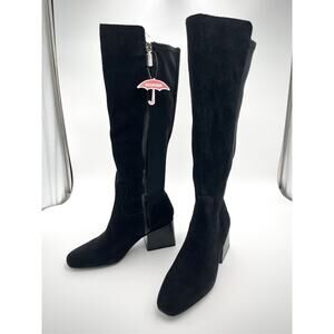 Blondo Tenor Size 6M Waterproof Suede Over The Knee Tall Black Boots Brand NEW